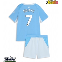 Manchester City Iliman Ndiaye #7 Replica Home Minikit 2026-27 Short Sleeve (+ pants)
